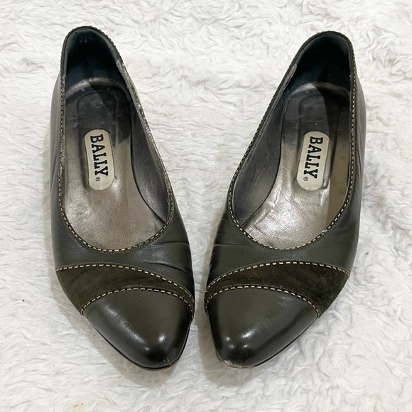 Bally Olive Green Shoe 6.5 - Picture 1 of 9